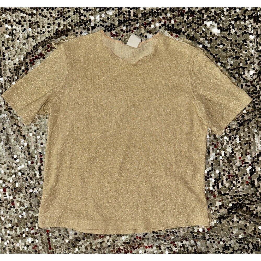 Vintage Gold Graff Shirt Women's Sz L Shirt